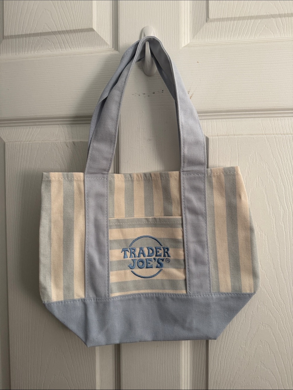 Trader Joe’s | Striped Mini Canvas Tote Bag